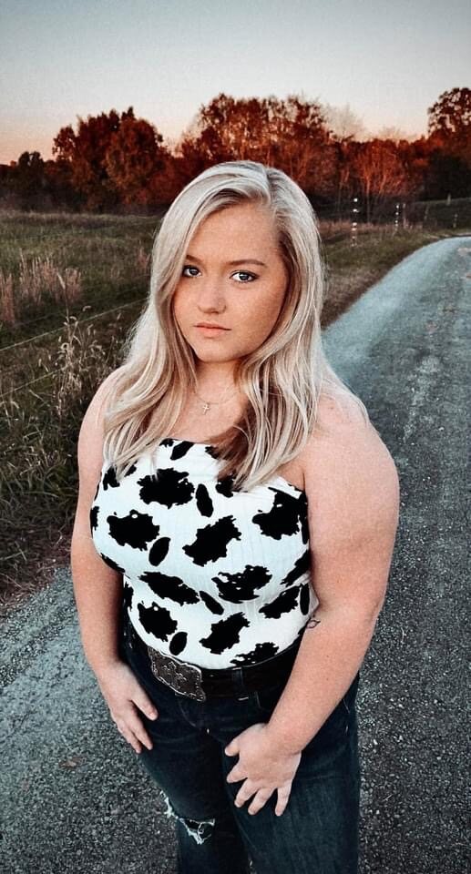 Long dimensional blonde color with face-framing layers