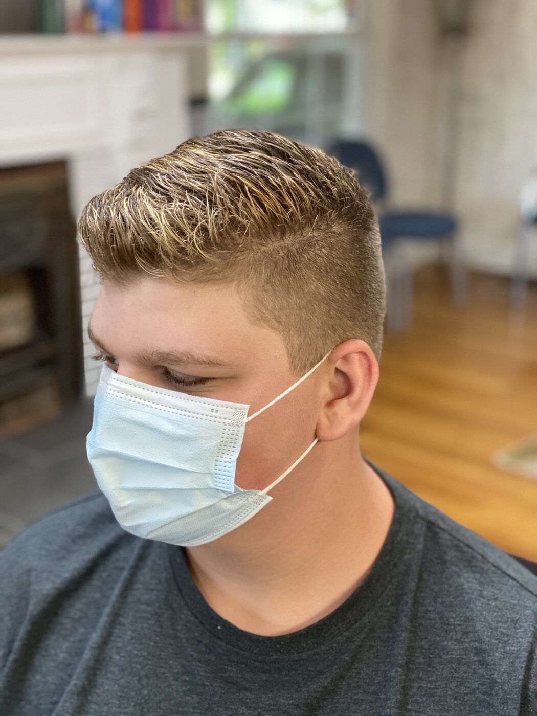 Clean modern men's fade haircut